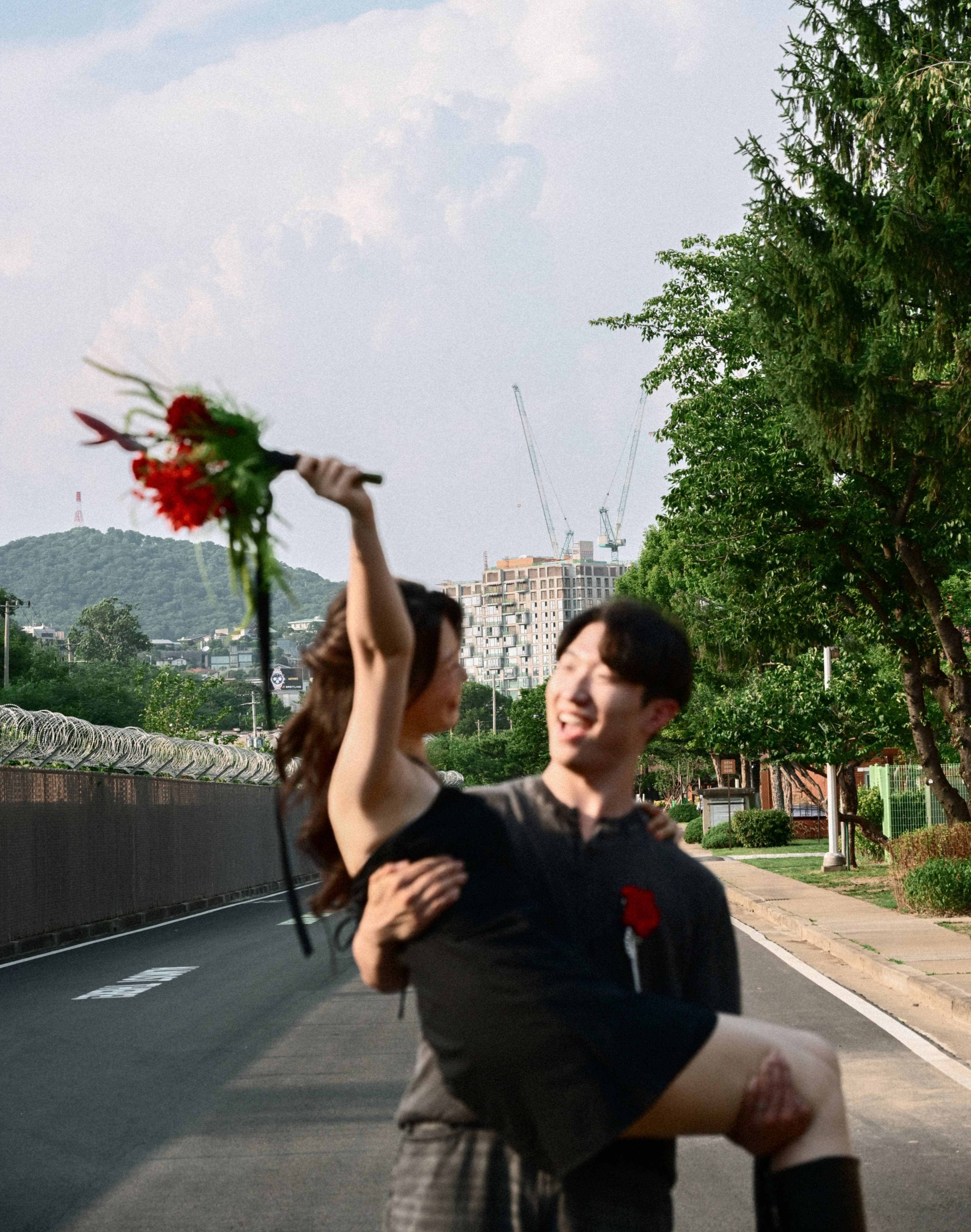 Gyeong Chan과 Ji Yeon 웨딩 포스터